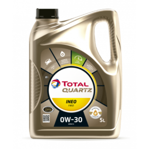 CAMBIO DE ACEITE 2 total quartz ineo first 0w 30 5l