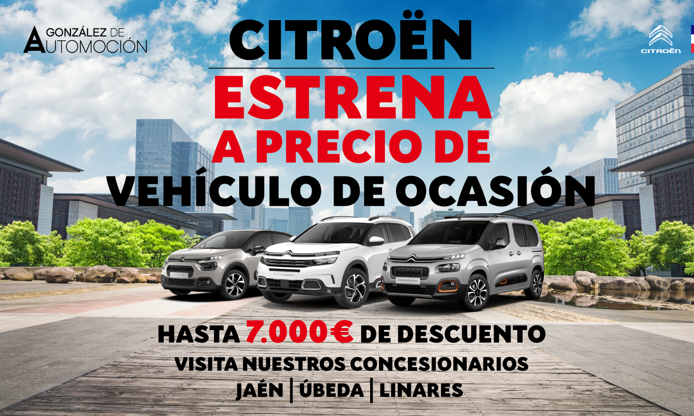 Citroen Estrena a precio de vehiculo de ocasión Gonzalez de Automocion-Cabecera