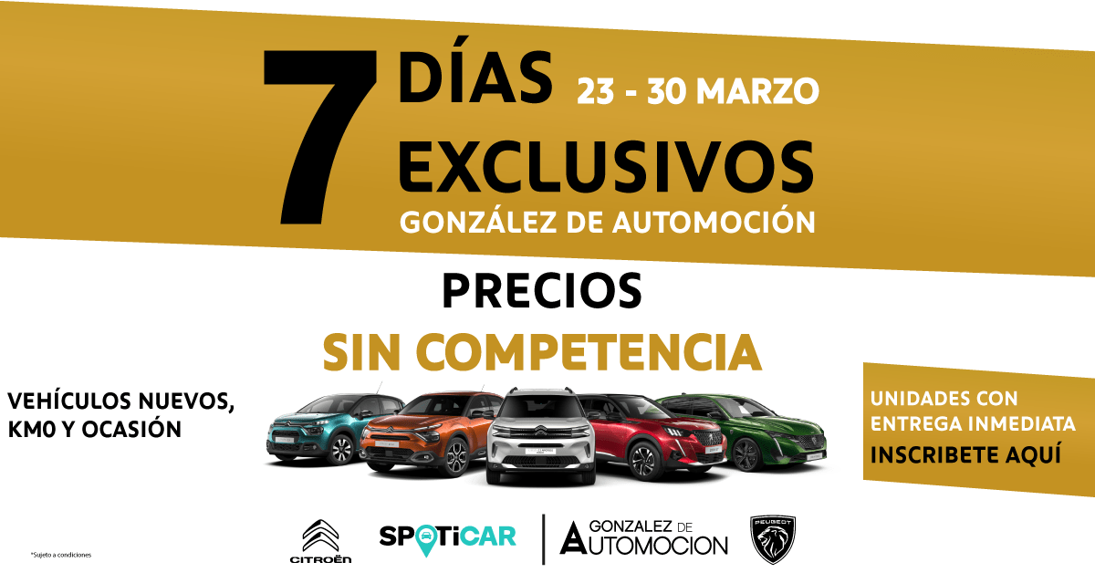 7 DÍAS EXCLUSIVOS GONZÁLEZ DE AUTOMOCIÓN 2 Dias-Exclusivos-2022-Web